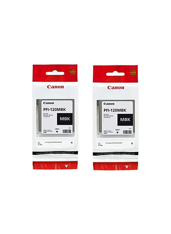 Canon PFI-120MBK Black Pigment Matte Original Ink Bottles