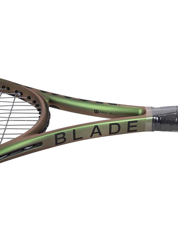 Wilson Blade 100L v8 Unstrung Tennis Racquet, 4.25 Inch, Green