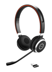 Jabra Evolve 65 Wireless Stereo On-Ear Noise Cancelling Headphones, Black