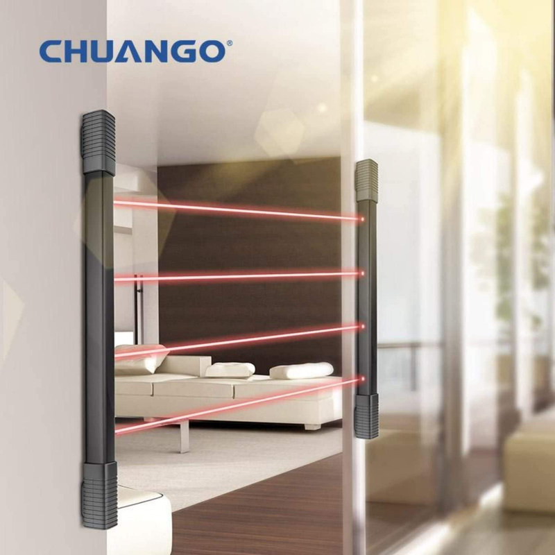 Chuango Multi Beam IR Sensor for Home/Office Security, Black