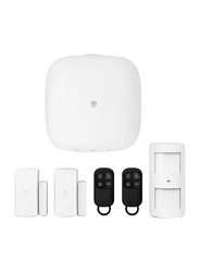 Chuango LTE-400 Wi-Fi & Cellular Smart Home Alarm System with Wi-Fi & 4G LTE Dual Protection for Home Security, White