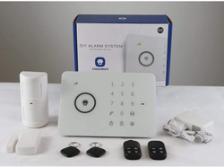 Chuango GSM/SMS RFID Touch Alarm System Set for Home/Office Smart Security System, White