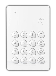 Chuango KP 700 Keyboard Independent for Arm/Disarm Turn Off Alarm System, White