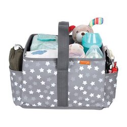 Dreambaby Nappy Organiser/Caddy - Grey stars