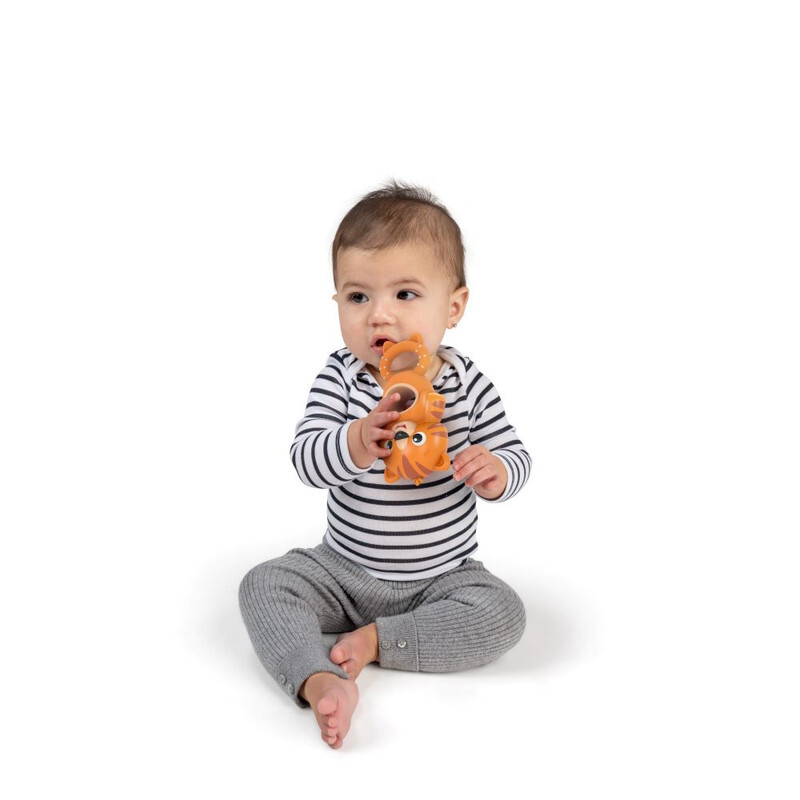 Baby Einstein - Teethe & Wobble Tinker Tiger Teether Toy, BPA Free, Cause and Effect Learning, Infants, Ages 3 Months and Up