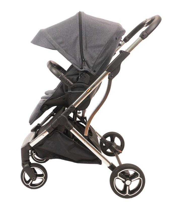 

GOKKE-REVERSIBLE BABY STROLLER - Navy Blue