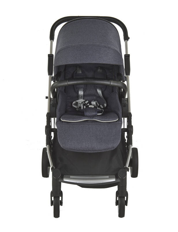 GOKKE-REVERSIBLE BABY STROLLER - Navy Blue