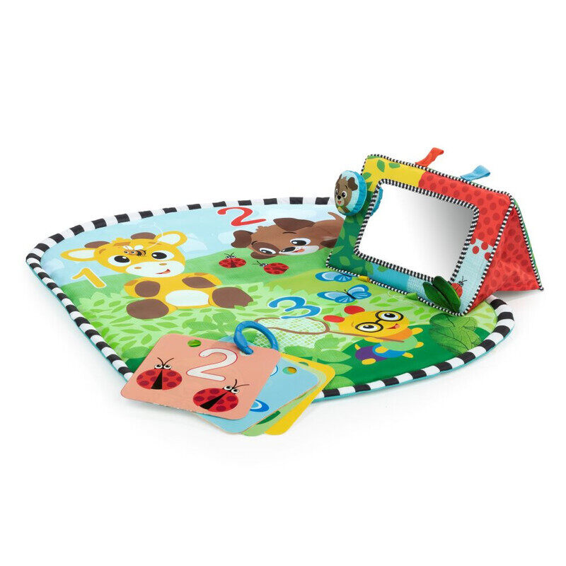 

Baby Einstein - Discovery Garden Tummy Time Mat & Mirror, Ages 0-6 Months, Multisensory