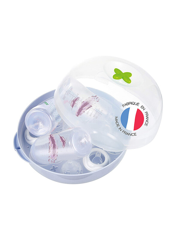 

Tigex Microwave Bottle Sterilizer, Blue/Clear