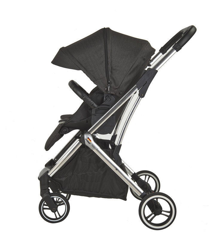 GOKKE-REVERSIBLE BABY STROLLER - Black