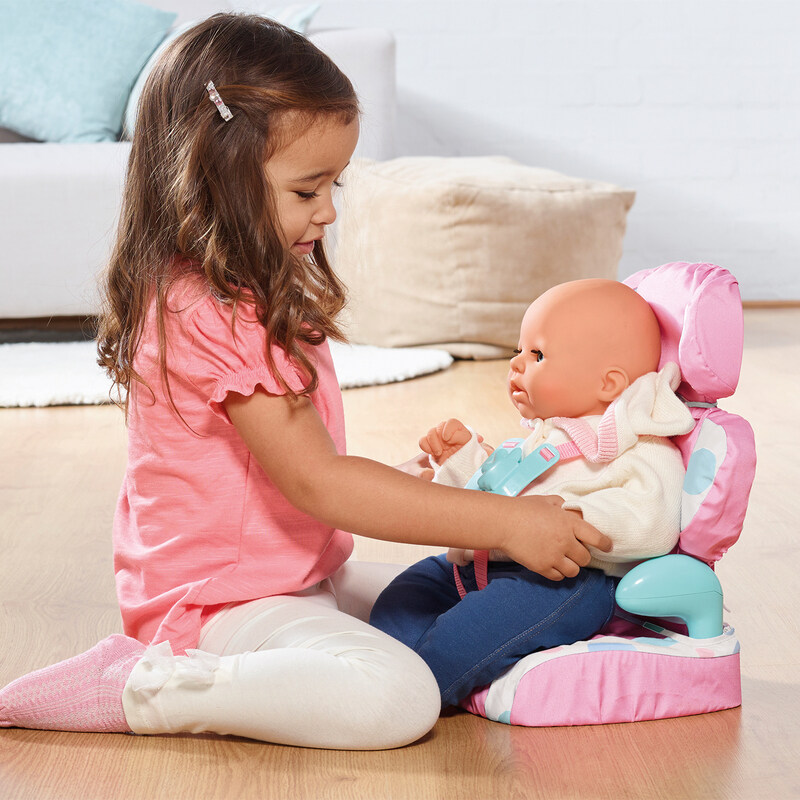 

Casdon Car Booster Seat-Dolls Car Booster Seat Kids Toy, Ages 3+