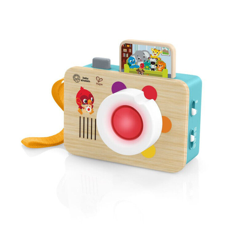

Baby Einstein - Hape Learning Lens Toy Camera, Color Learning Toy, Multi-Language Features, Pretend Play, Ages 6 months +