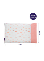 Clevamama Cleva Foam Baby Pillow Case, Coral
