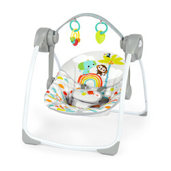 BRIGHT STARTS PORTABLE SWING: PLAYFUL PARDISE