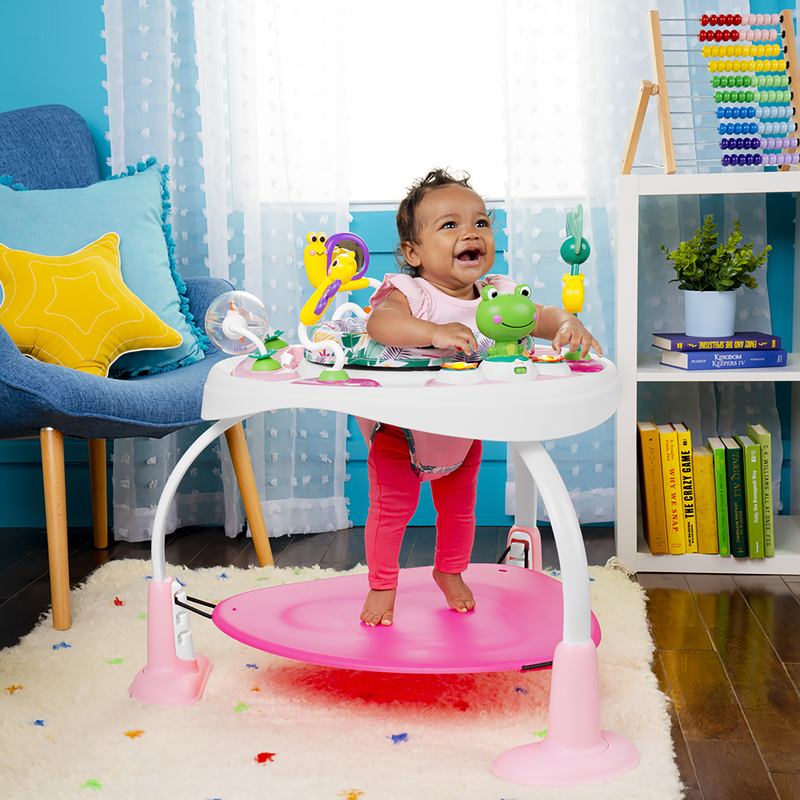 BRIGHT STARTS BBB 2IN1 JUMPER/TABLE: PLAYFUL PALM