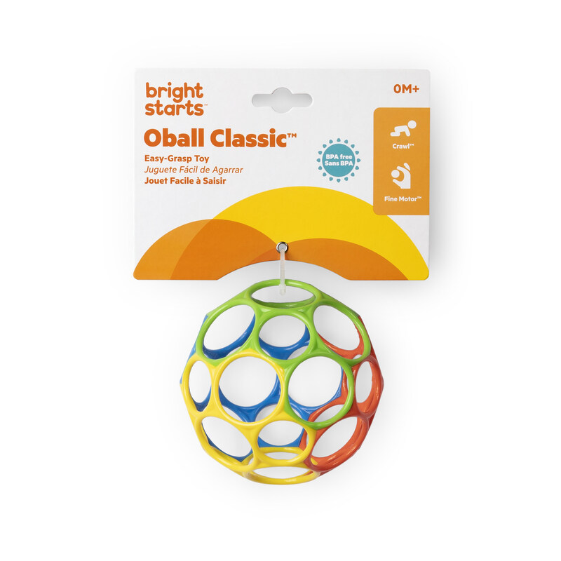 

Bright Starts Oball Classic 4" - Red/Yellow/Green/Blue