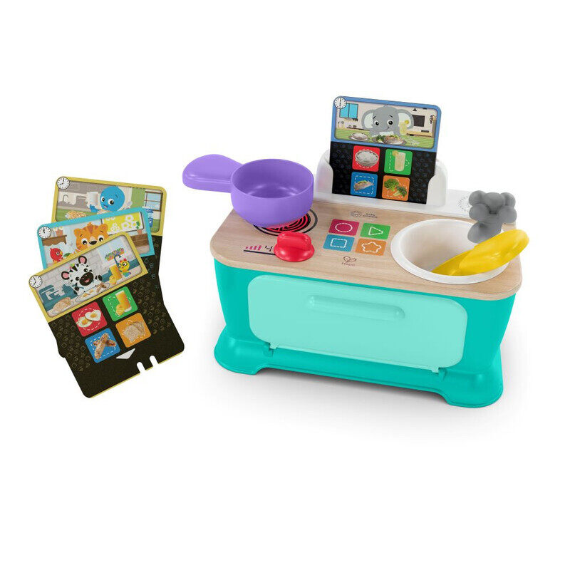 

Baby Einstein - Hape Magic Touch Kitchen Pretend to Cook Toy with Real Sounds and Music, Ages 9 Months+