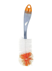 Tigex 2-in-1 Flexible Bottle Brush, XXL, Orange/White