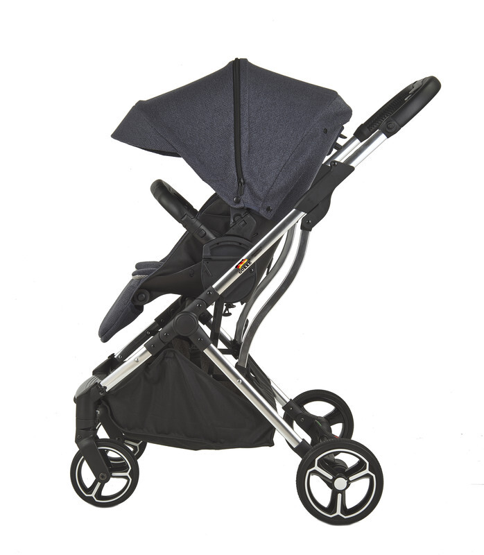 GOKKE-REVERSIBLE BABY STROLLER - Navy Blue