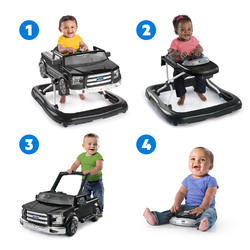 BRIGHT STARTS FORD F150 4IN1 WALKER: AGATE BLACK