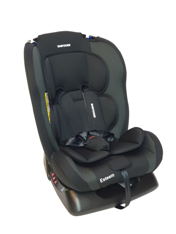 

BABYDOES ESTEEM - Baby/Infant/Kids Travel Car Seat, Group 0+1+2, Rearward/Forward Facing, 4x Reclining, Padded Seat, 0- 7 Years (Upto 25 kg) - Black