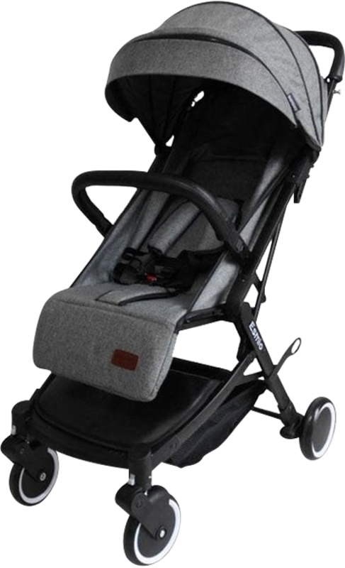 

BABYDOES ESMIO - Travel Lite Shock-Proof Baby Stroller with 5-Point Harness, Single-Hand Fold, and 360° Rotating Wheels. Suitable for newborns to 4 ye