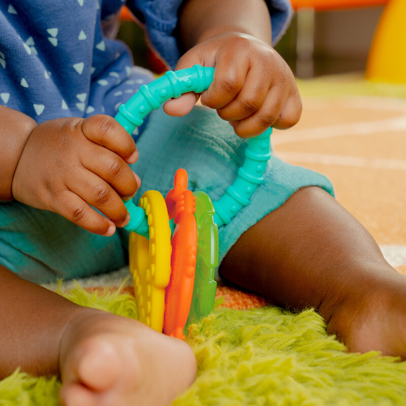 BRIGHT STARTS TROPICAL CHEWS TEETHING RING