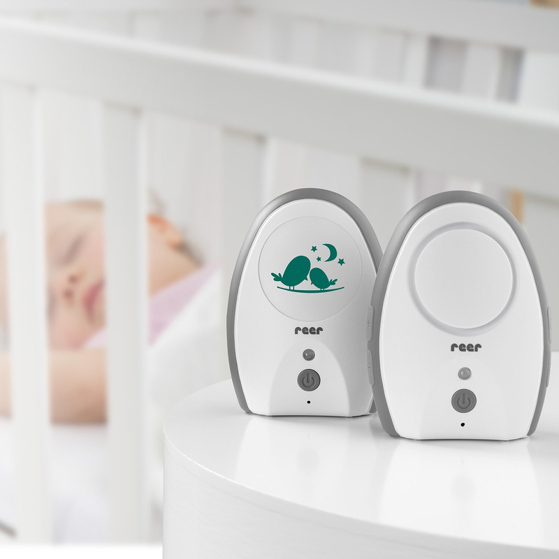 Reer Neo Digital Baby Monitor, White/Grey