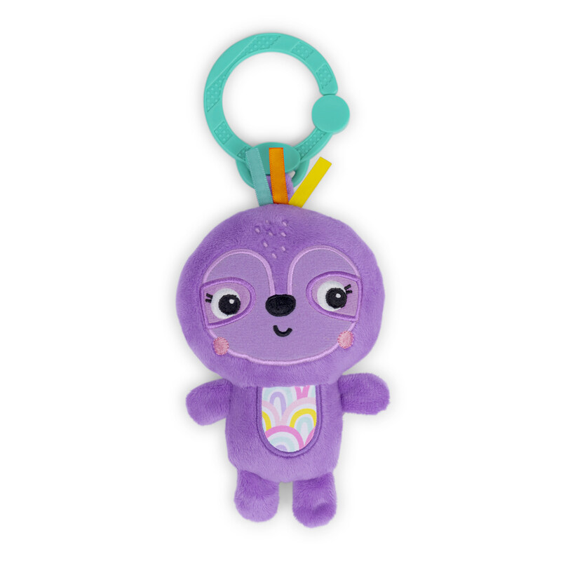 

BRIGHT STARTS ON THE GO JINGLE PLUSH PEG: SLOTH