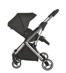 GOKKE-REVERSIBLE BABY STROLLER - Black