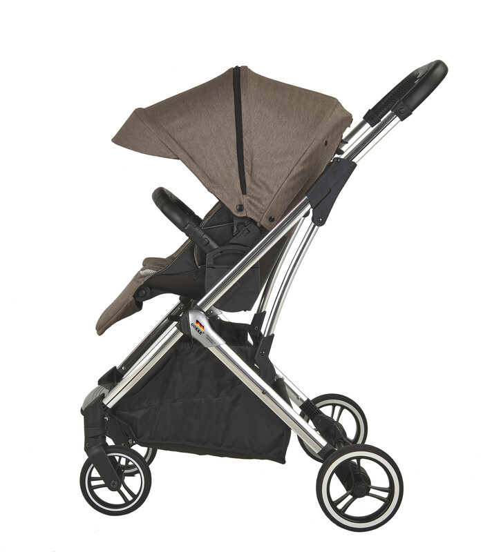 GOKKE-REVERSIBLE BABY STROLLER - Brown