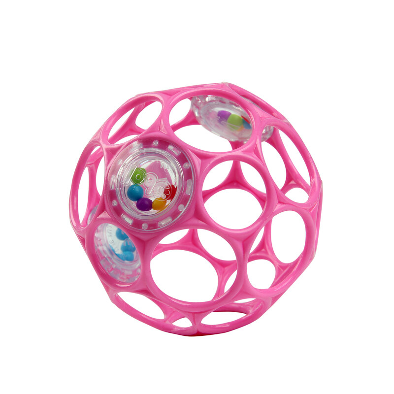 

BRIGHT STARTS OBALL RATTLE PEG TOY: PINK