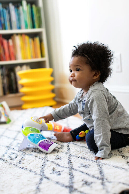 Baby Einstein - Glow & Discover Light Bar Musical Activity Station and Tummy Time Toy, Age 3 months+