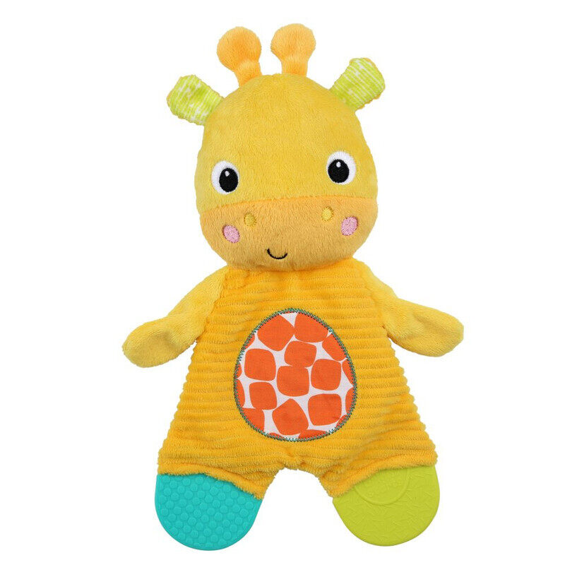 

Bright Starts - Snuggle & Teethe BPA-free Crinkle Teething Plush Baby Toy, 0-36 months- Giraffe