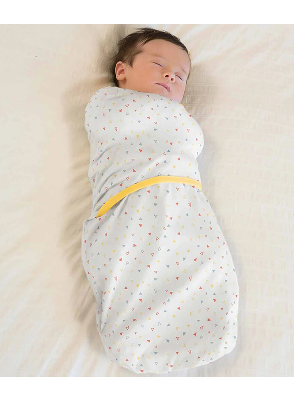 Clevamama Baby Swaddle to Sleep, Yellow