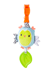 RedKite Baby Ollie Owl Clip On Teether, Grey