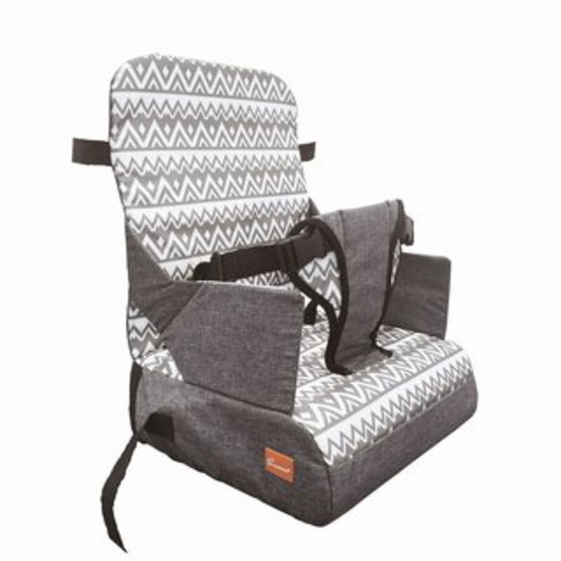 Dreambaby On-the-Go Kids Booster Seat, Portable High Chair - Grey