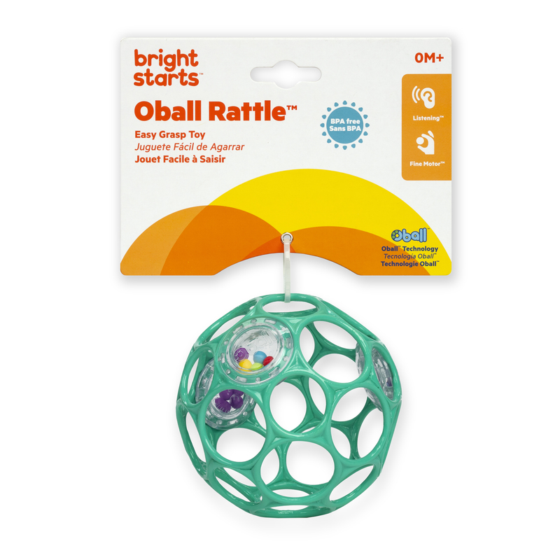 Bright Starts Teal Oball Rattle