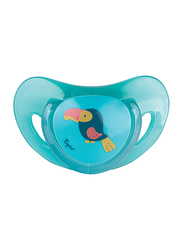 Tigex Smart Silicone Toucan Pacifiers, 2 Pieces, Blue