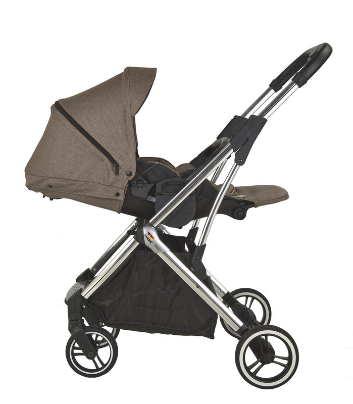 GOKKE-REVERSIBLE BABY STROLLER - Brown