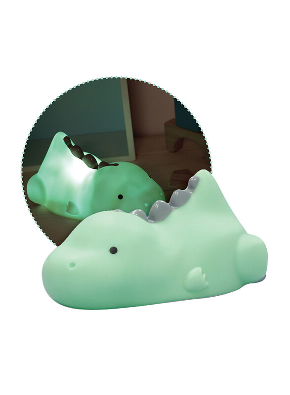 

Reer Dino Lumilu Lazy Friends Night Light, Green/White