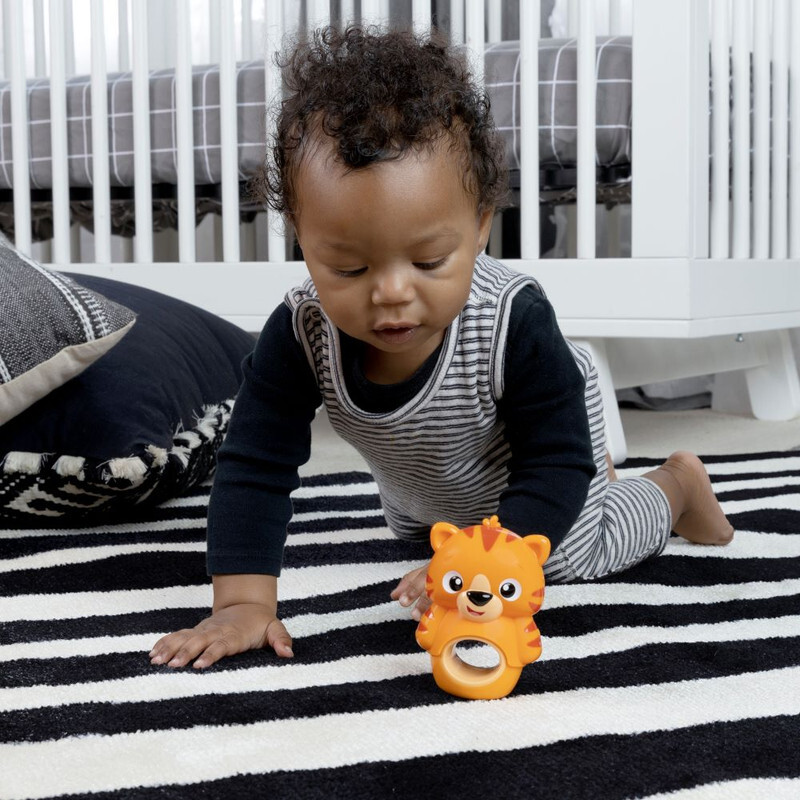 Baby Einstein - Teethe & Wobble Tinker Tiger Teether Toy, BPA Free, Cause and Effect Learning, Infants, Ages 3 Months and Up