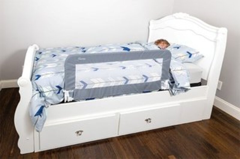 Dreambaby Prague Toddler Bed Rails Guard - Grey