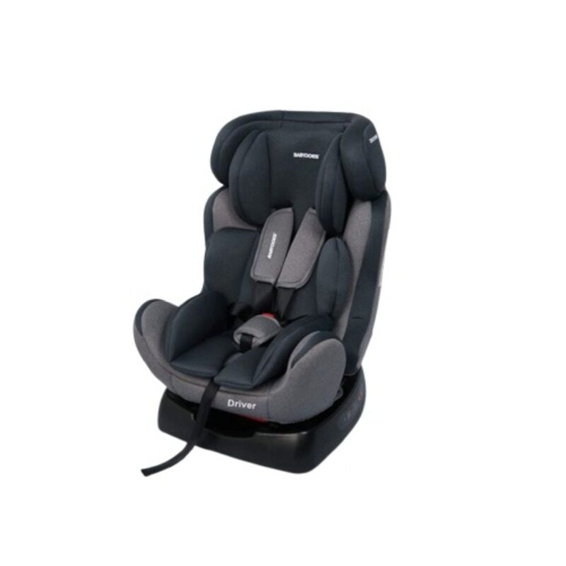 

BABYDOES DRIVER - Baby/Infant/Kids Travel Car Seat, Group 0+1+2, Rearward/Forward Facing, 3x Reclining, Padded Seat, 0- 6 Years (Upto 25 kg) - Grey