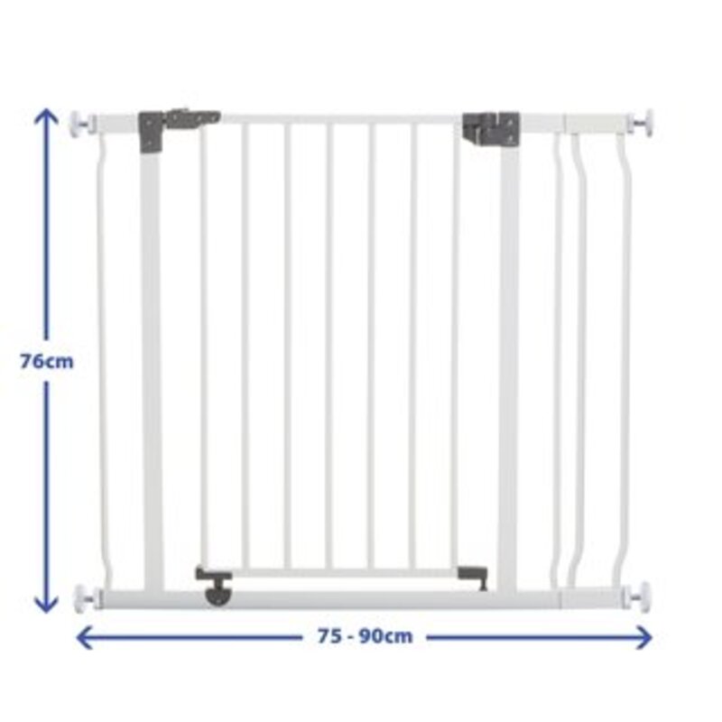 Dreambaby Ava & Liberty Baby Safety Gate Extension - 9cm x 76cm  - White