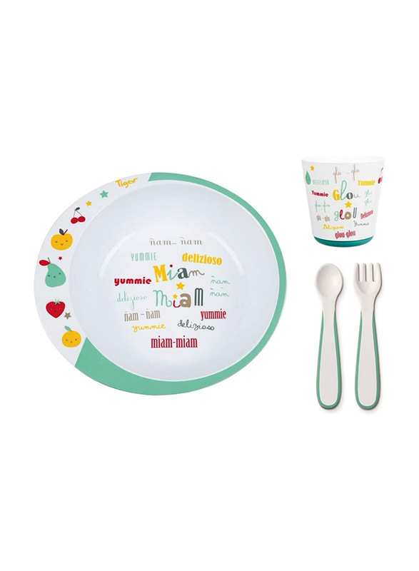 Tigex Microwave Baby Dinner Set, Multicolour