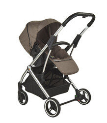 GOKKE-REVERSIBLE BABY STROLLER - Brown