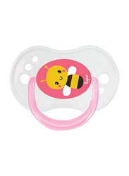 Tigex Bee Reversible Silicone Pacifiers, 6-18 Months, 3 Pieces, Multicolour