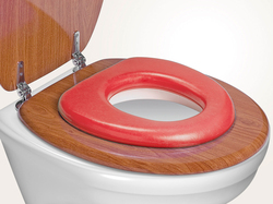 Reer Soft Toilet Seat for Kids, Red