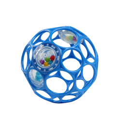 BRIGHT STARTS OBALL RATTLE PEG TOY: BLUE